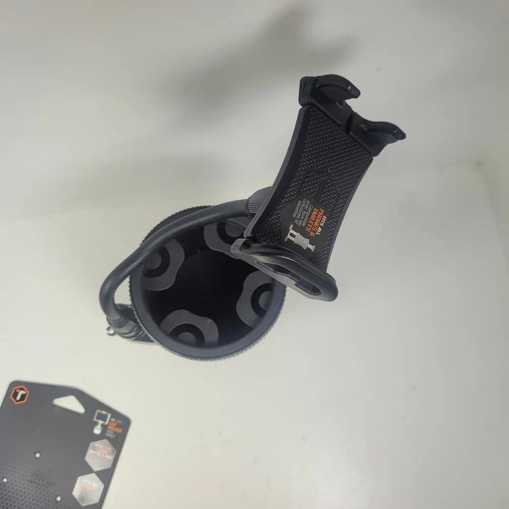 Black Large Drink And Phone Mount